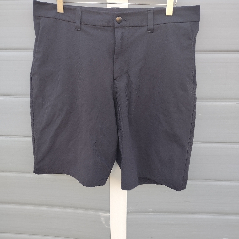 Lululemon Commission Classic Fit Shorts Warpstreme Black Mens 34